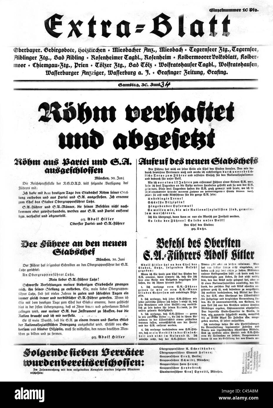 Der Fall Röhm Der Röhm Putsch 1934 – Röhm-Putsch: Definition, Folgen & Bedeutung – UPJWJ