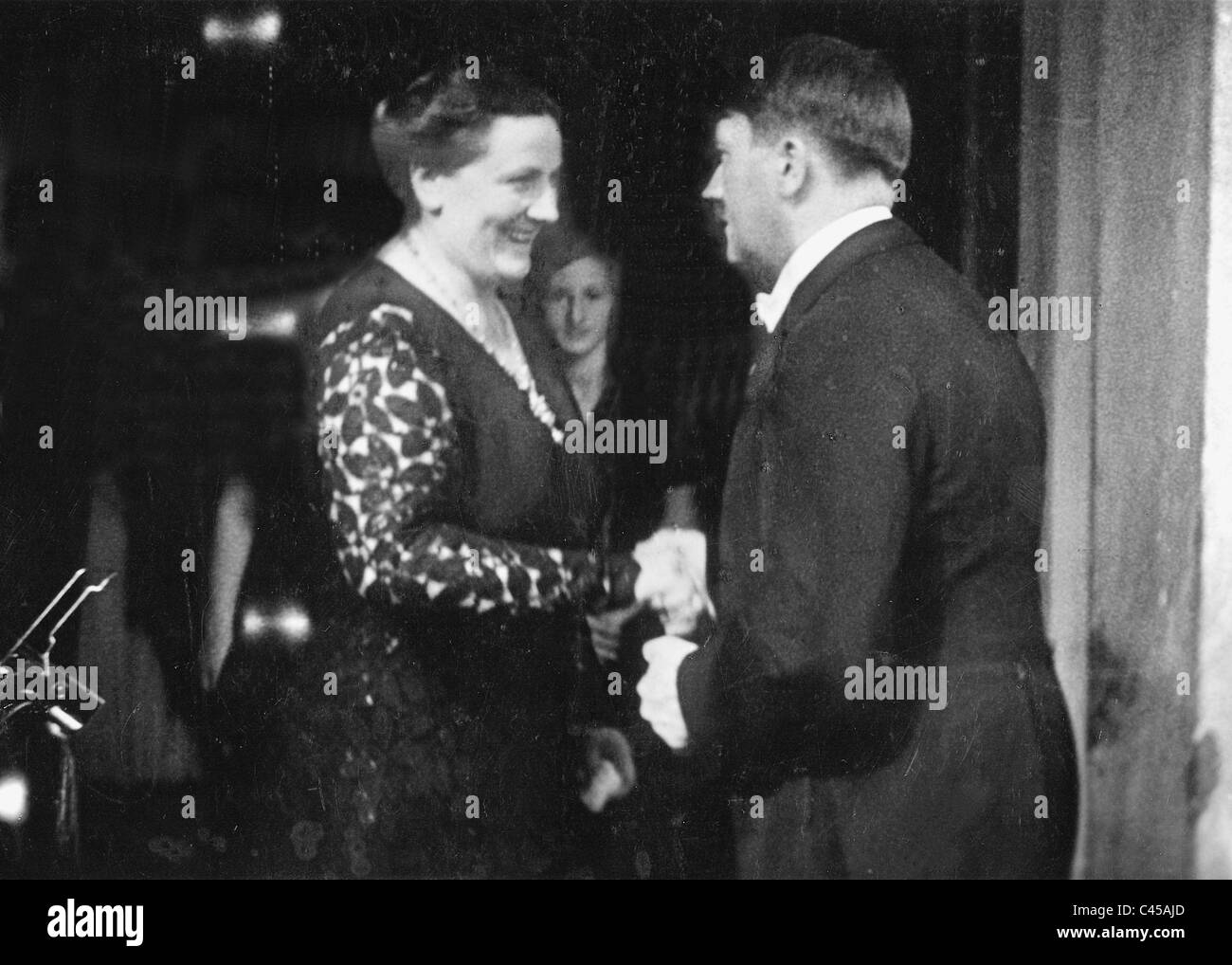 Adolf Hitler und Winifred Wagner, 1935 Stockfoto