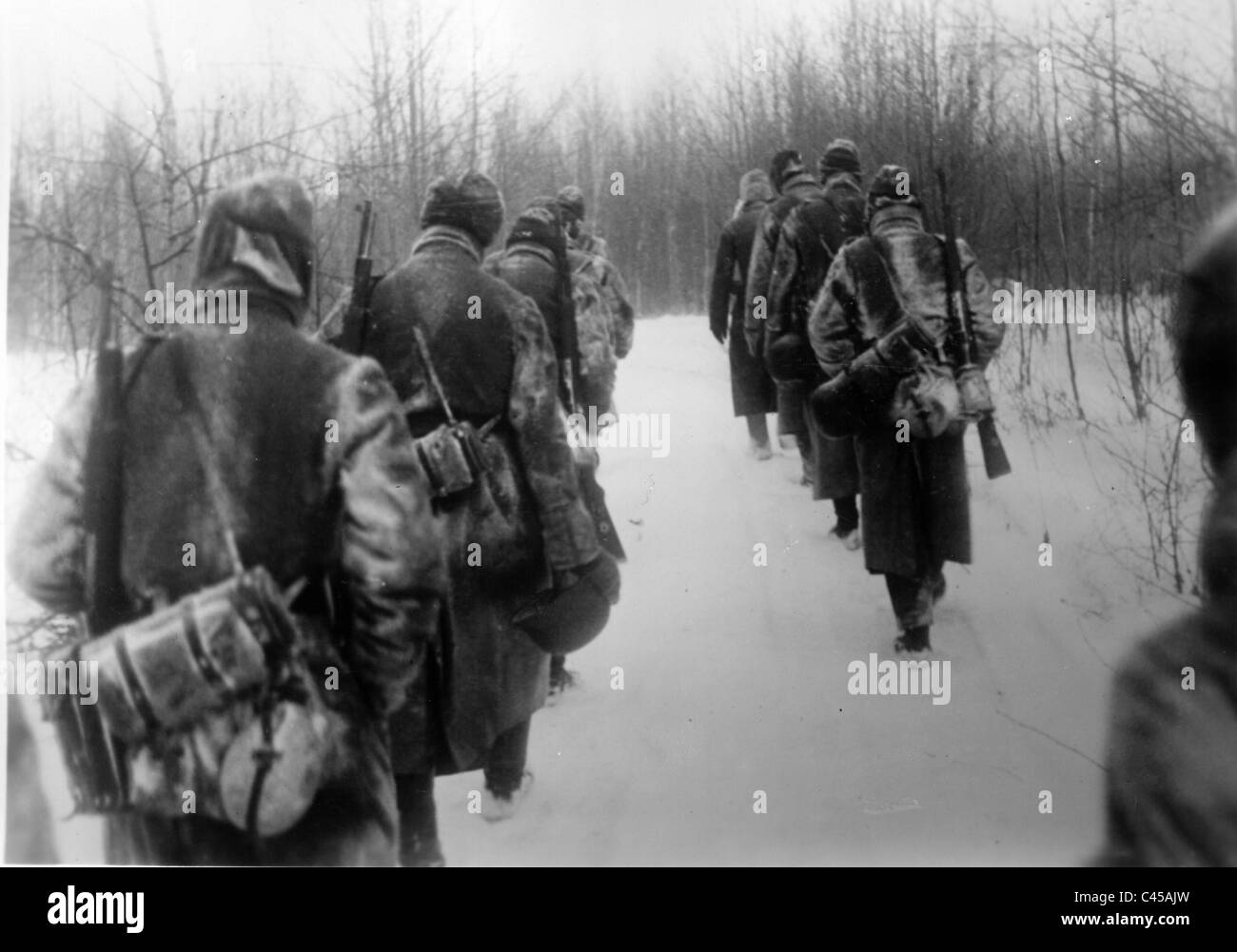 Deutsche Soldaten in der Mitte der Ostfront, 1941 Stockfoto