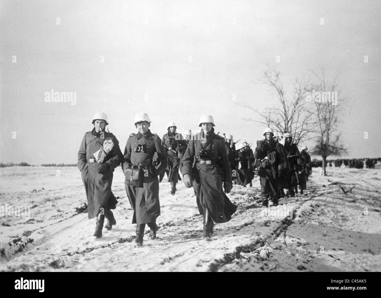Deutsche Soldaten in der Mitte der Ostfront, 1941 Stockfoto