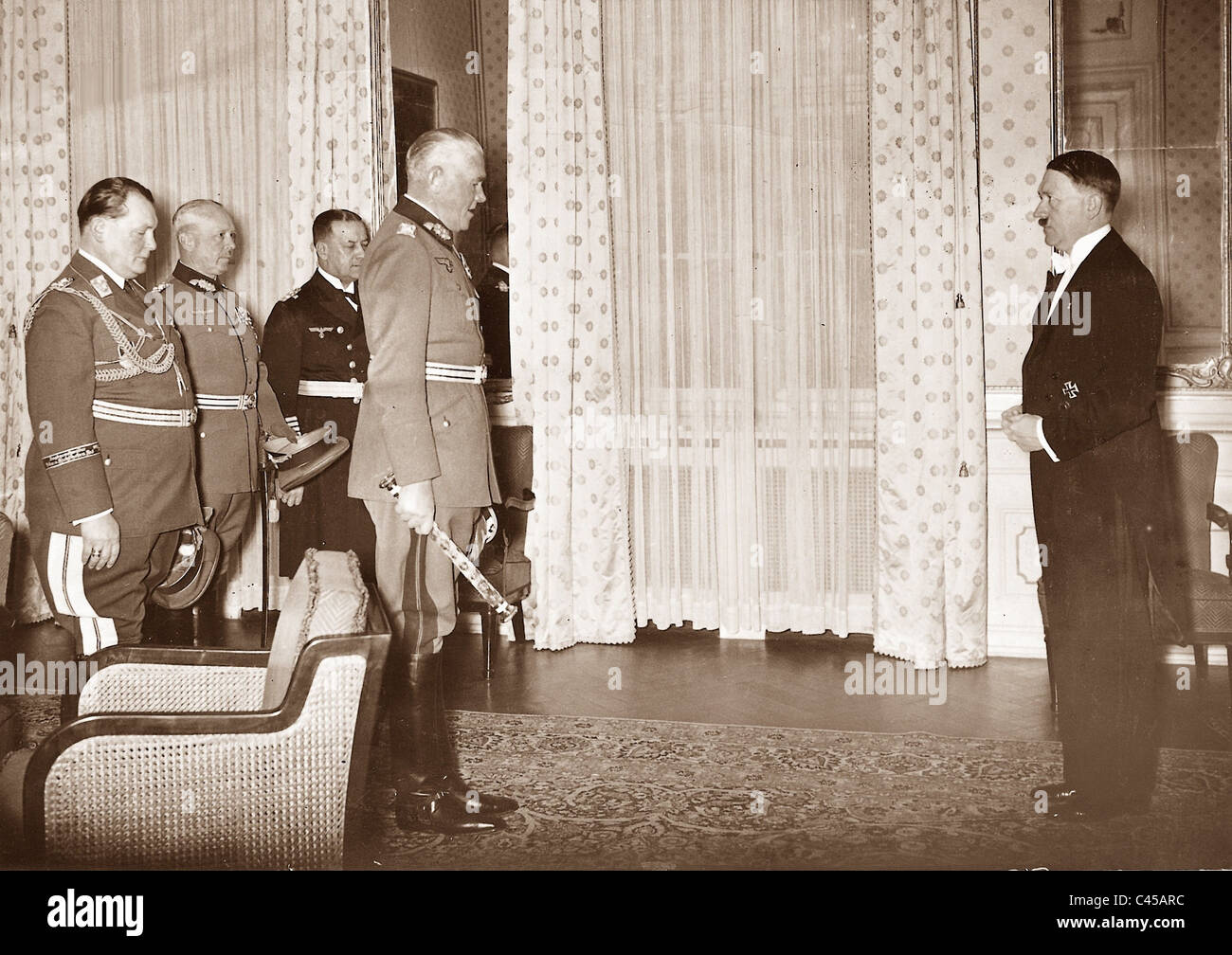 Neujahrsempfang bei Hitler, 1938 Stockfoto