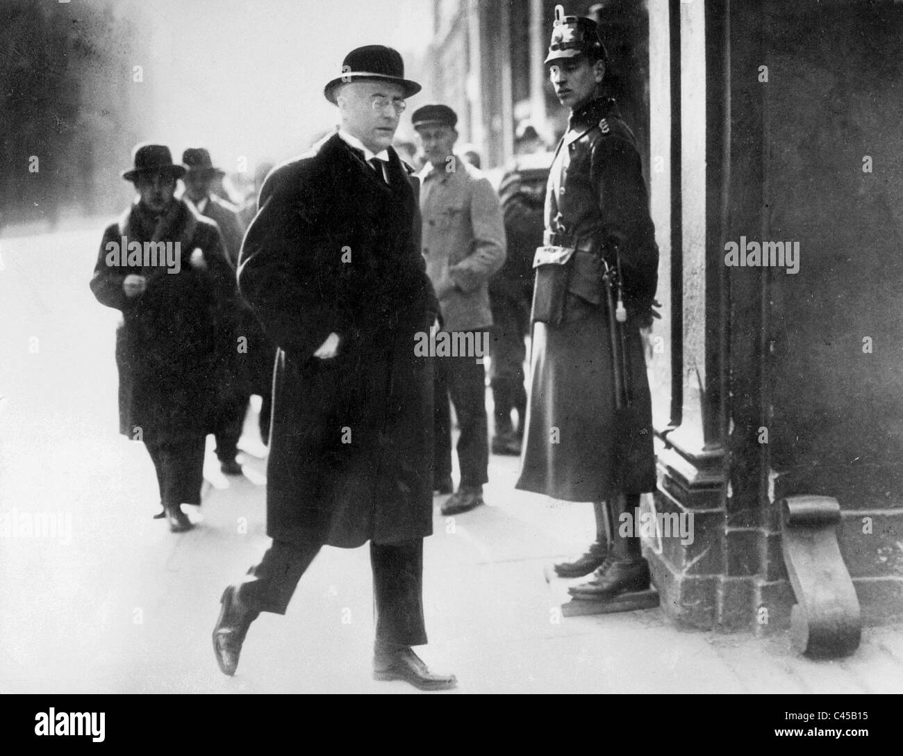 Bruening die Ernennung zum Reichskanzler, 1930 Stockfoto