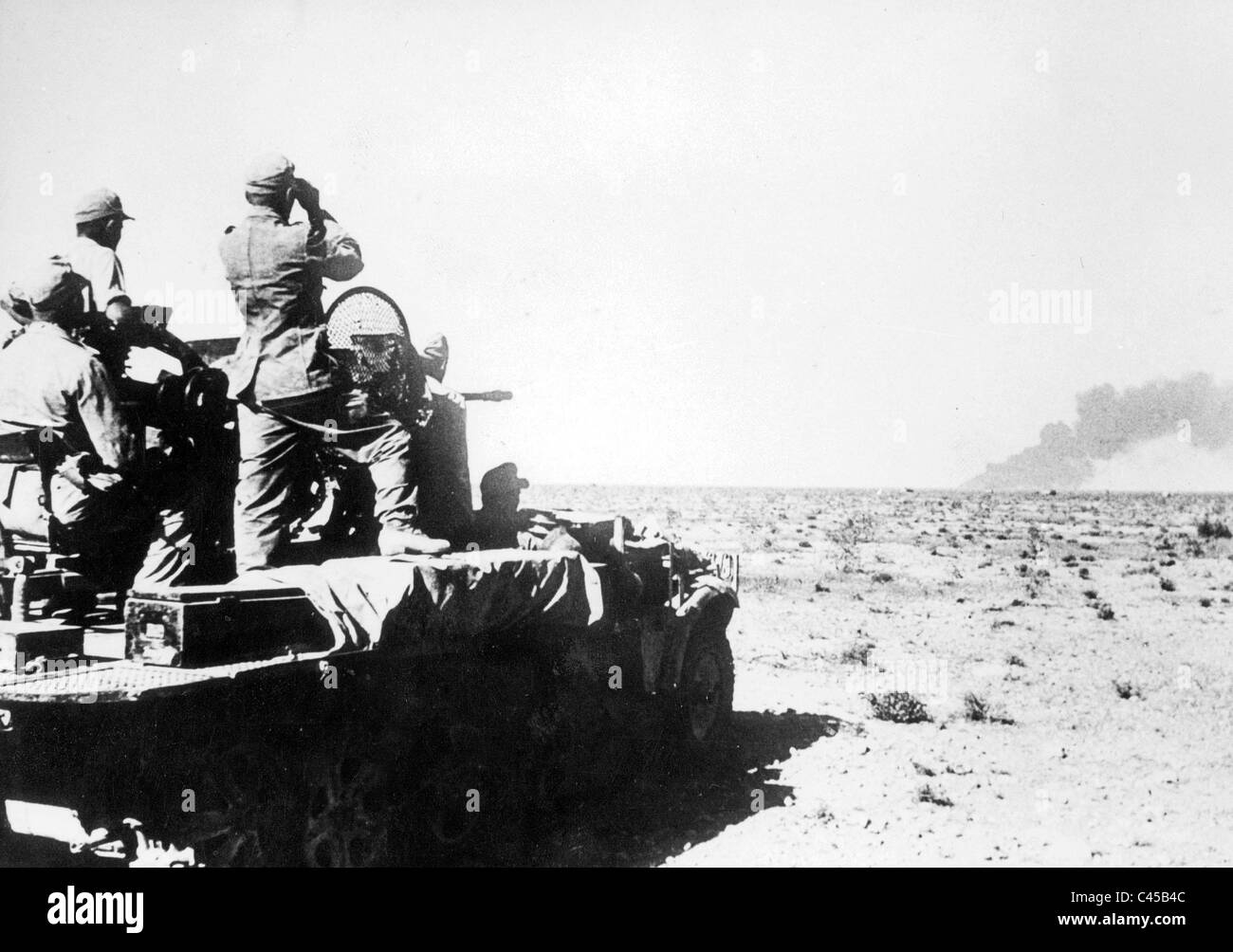 Nazi-deutschen Flak des Afrika-Korps, 1942 Stockfoto