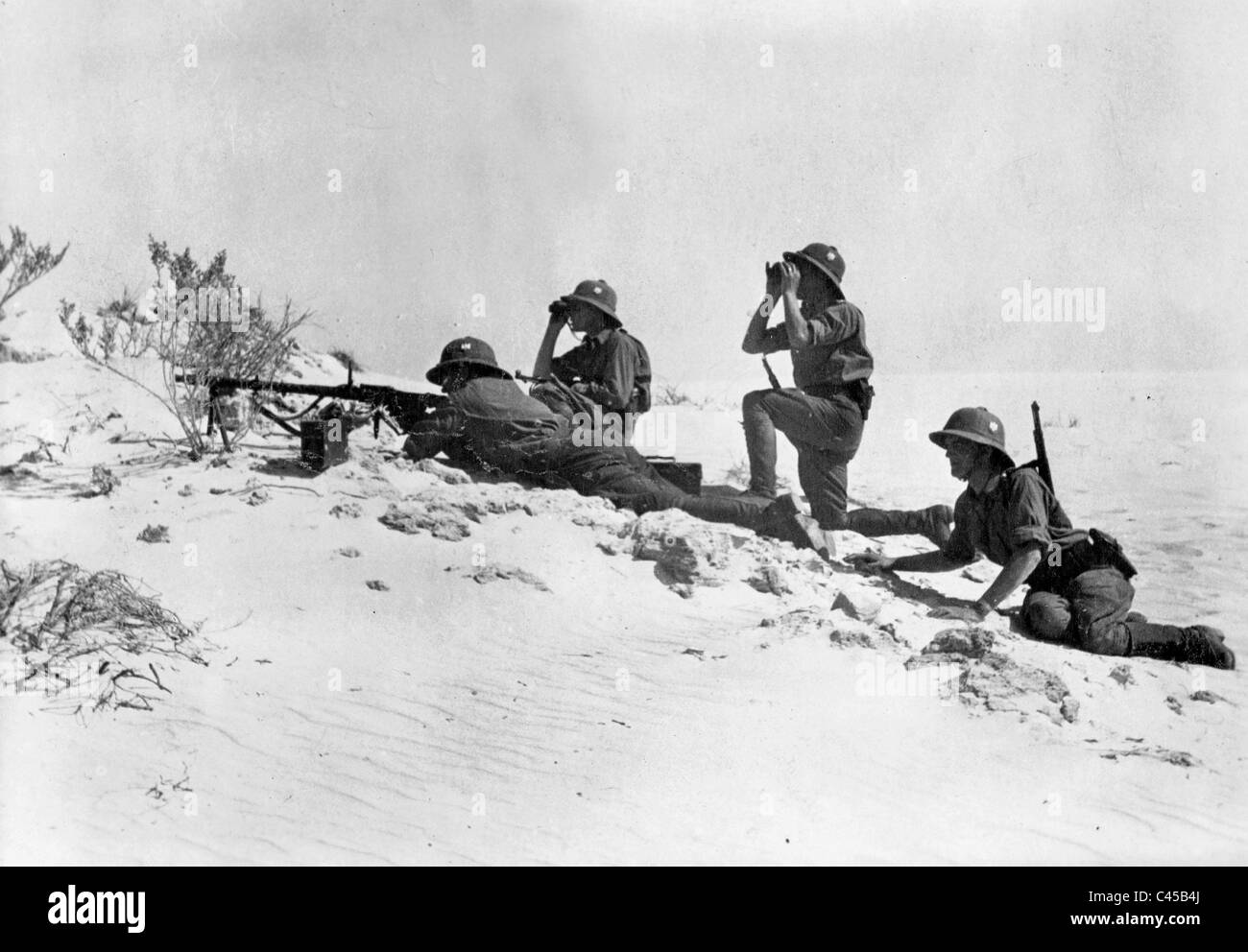 Nazi-deutschen Soldaten des Afrika-Korps, 1941 Stockfoto
