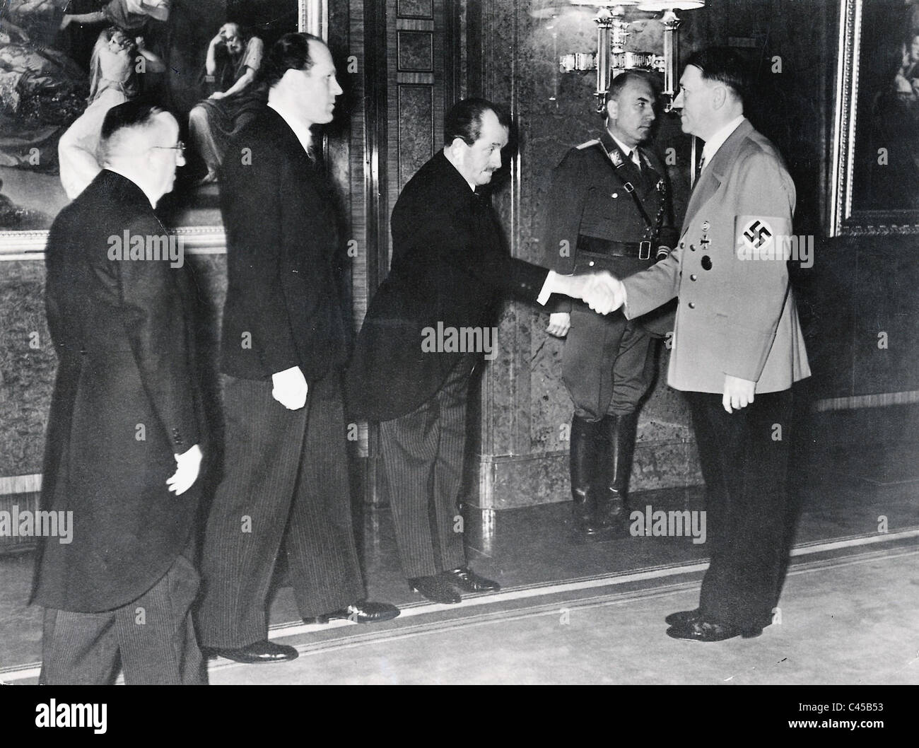 Adolf Hitler und National Gewinner, 1939 Stockfoto
