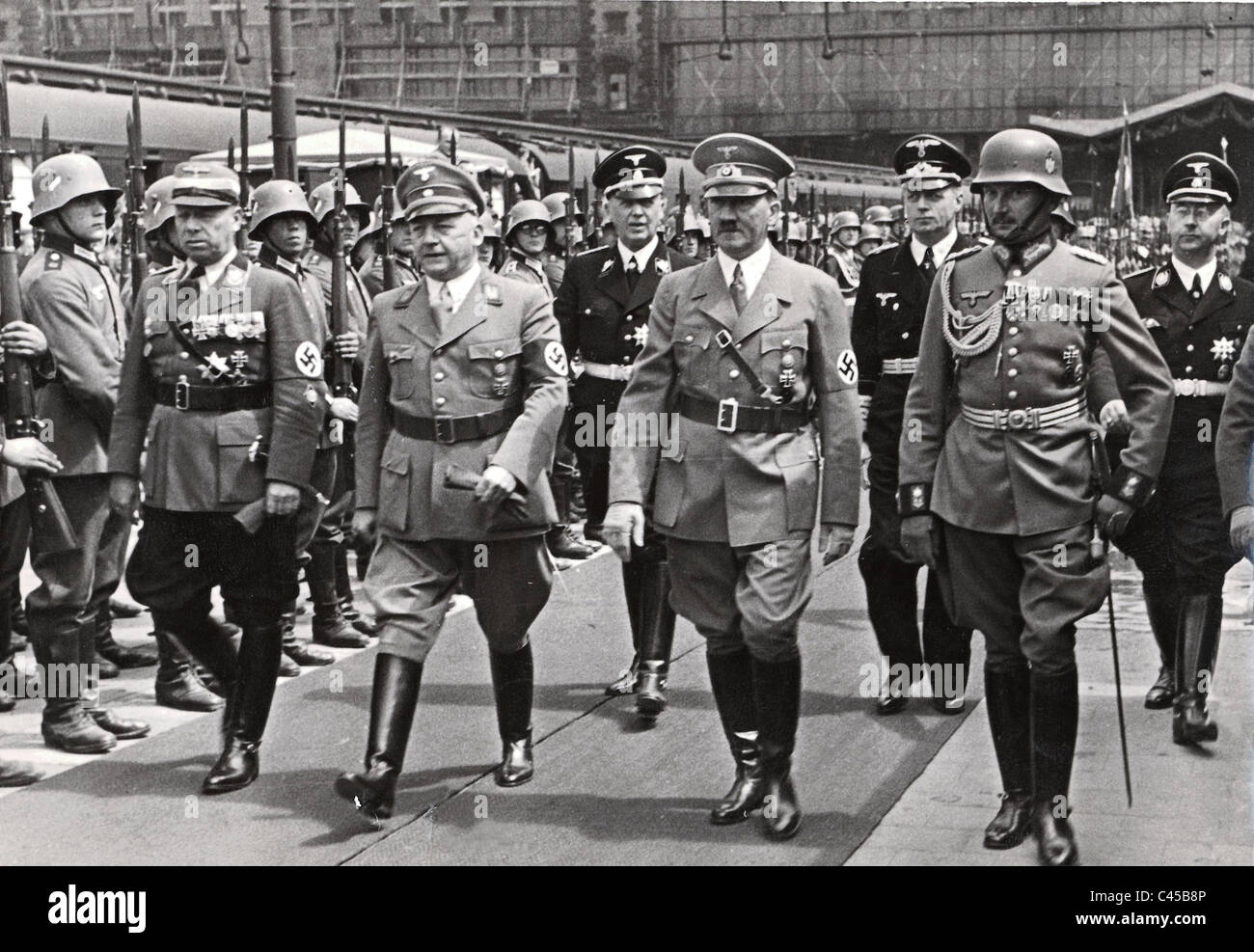 Hitler in München, 1938 Stockfoto