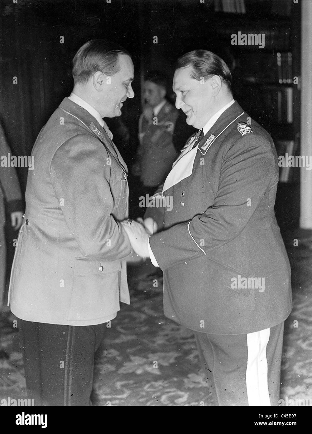 Alfred Rosenberg und Hermann Göring, 1938 Stockfoto