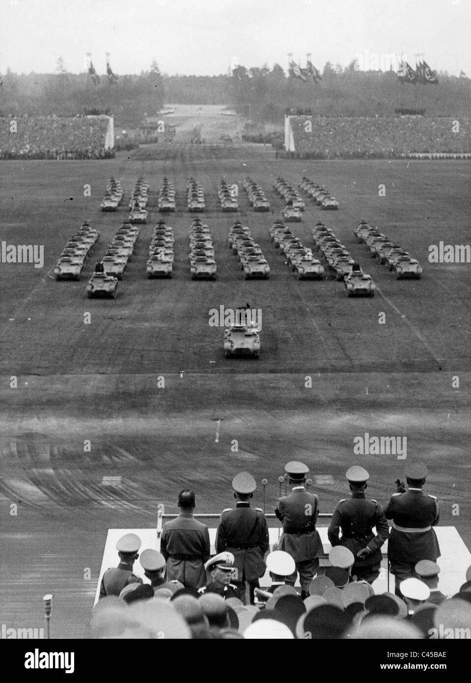 Tank-Parade am Reichsparteitag, 1936 Stockfoto