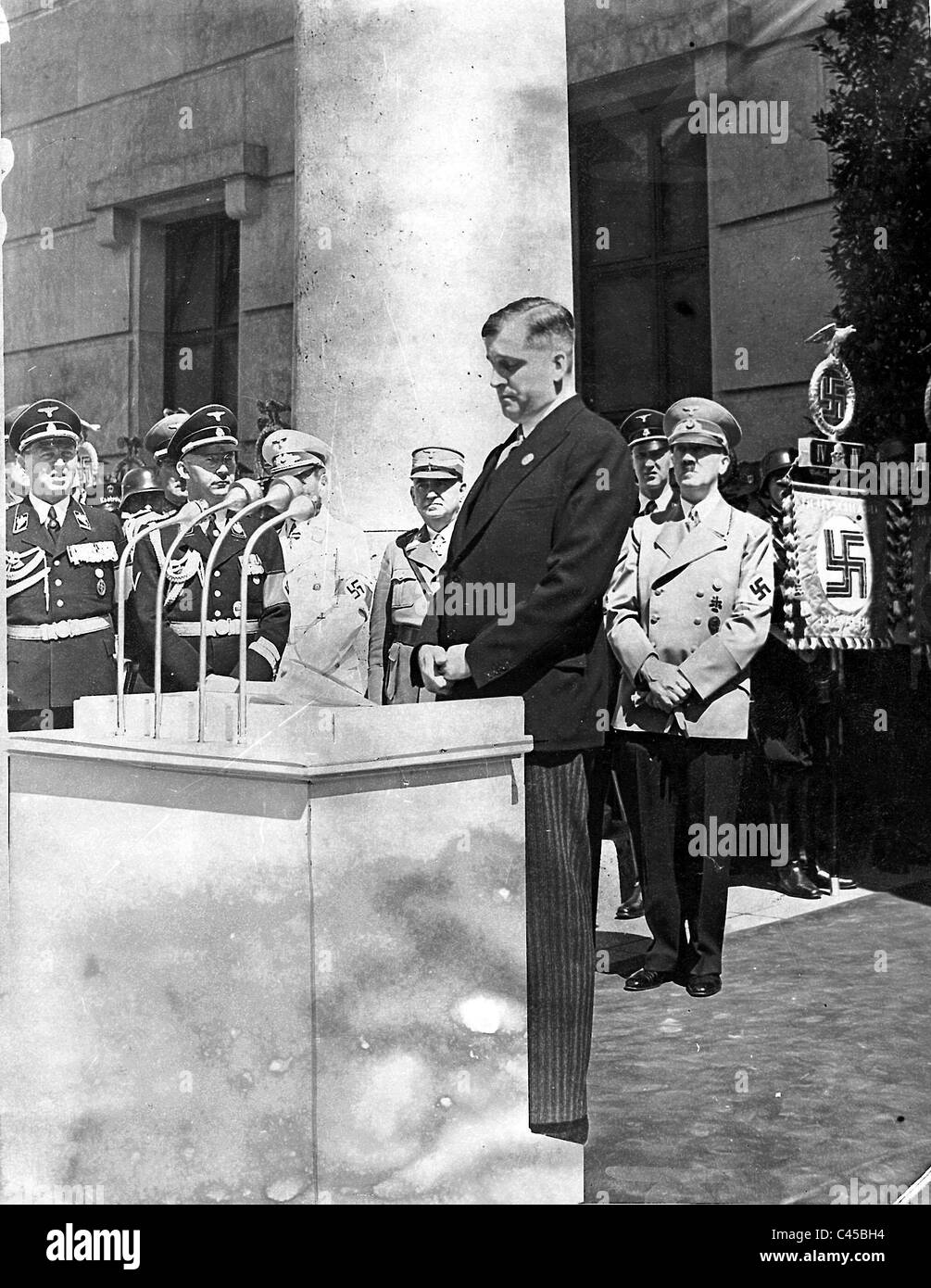 Hitler, von Finck, Eröffnung der Kunstausstellung, 1939 Stockfoto