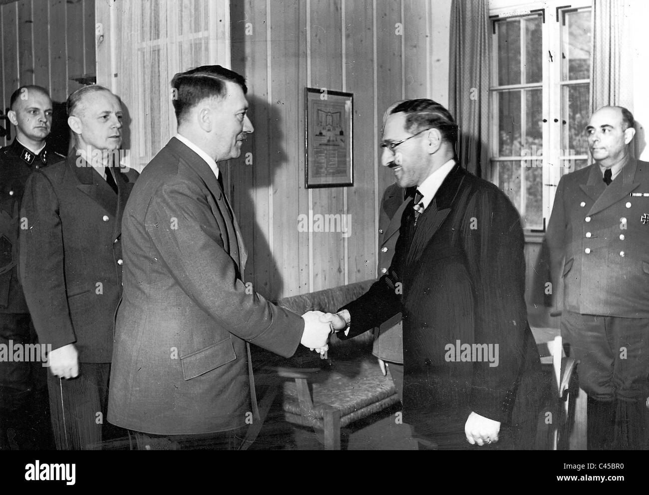 Hitler mit el Gailani, 1942 Stockfoto