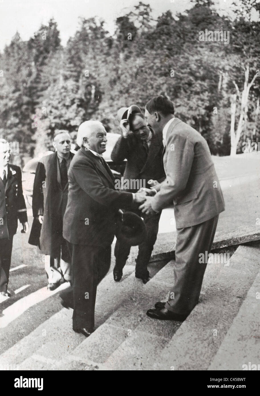 Hitler, Lloyd George, 1937 Stockfoto