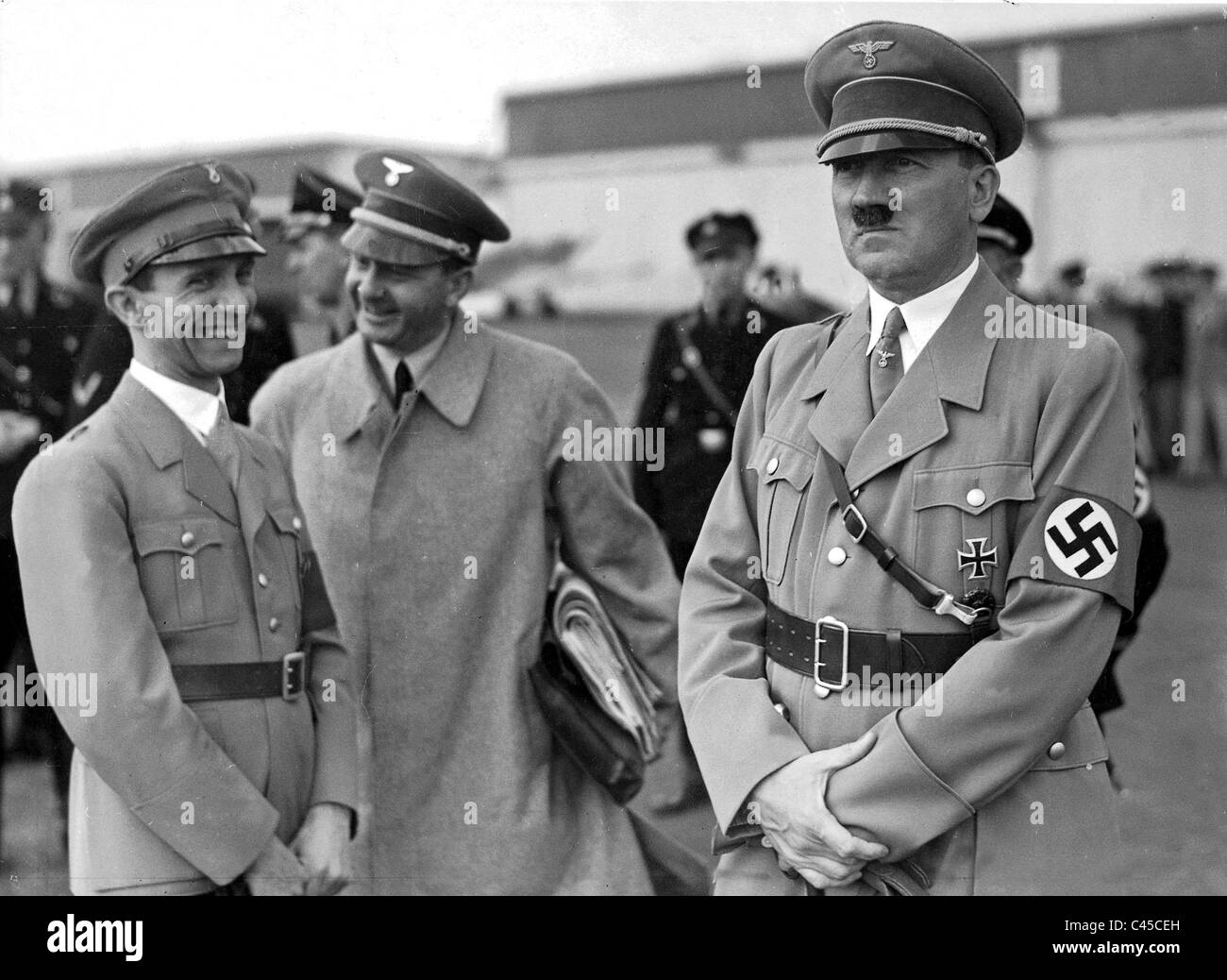 Hitler, Goebbels, Dietrich Stockfoto