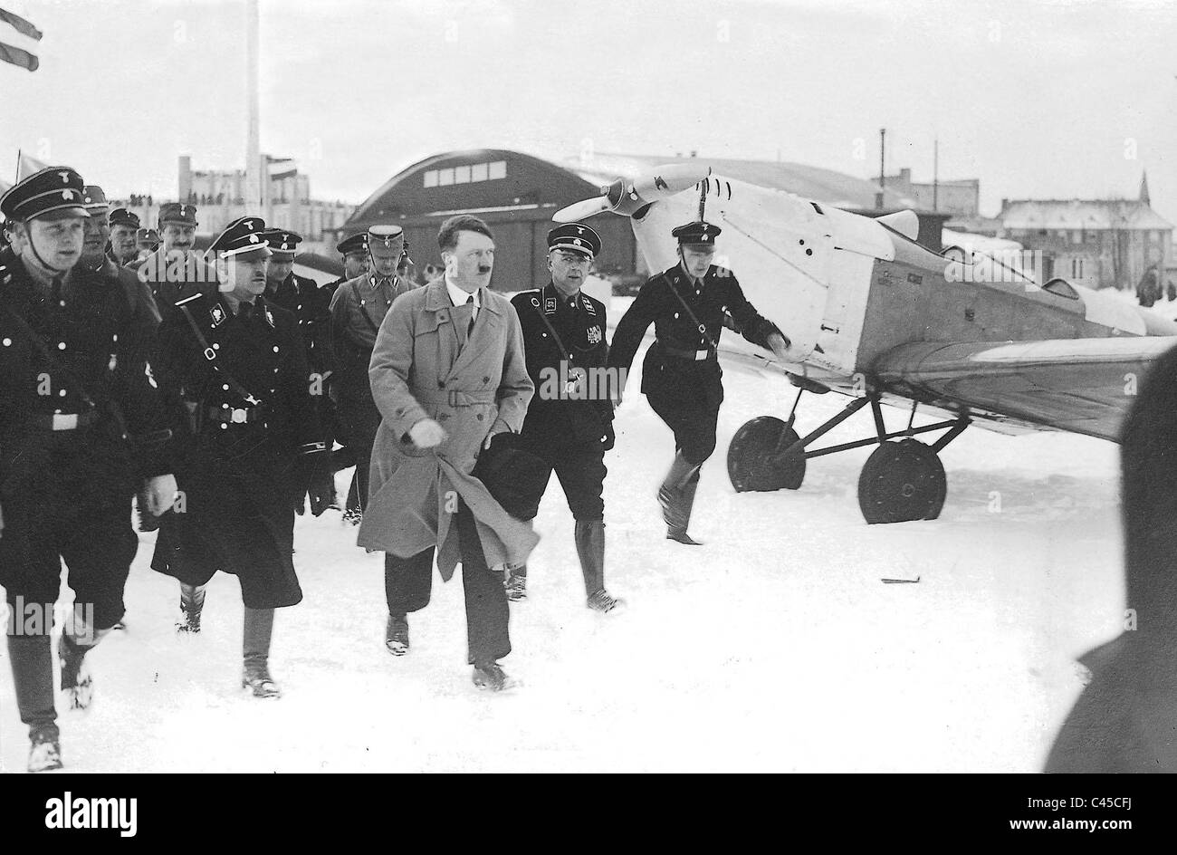 Adolf Hitler Und Dietrich Wahlkampf, 1933 Stockfoto