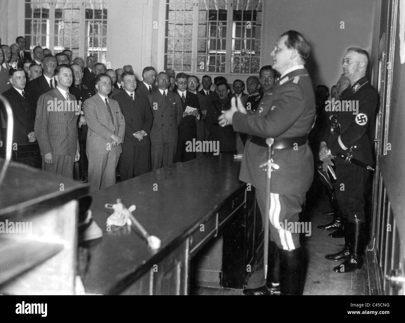 Himmlers Ernennung zum Leiter Geheime Staatspolizei (Gestapo) Stockfoto