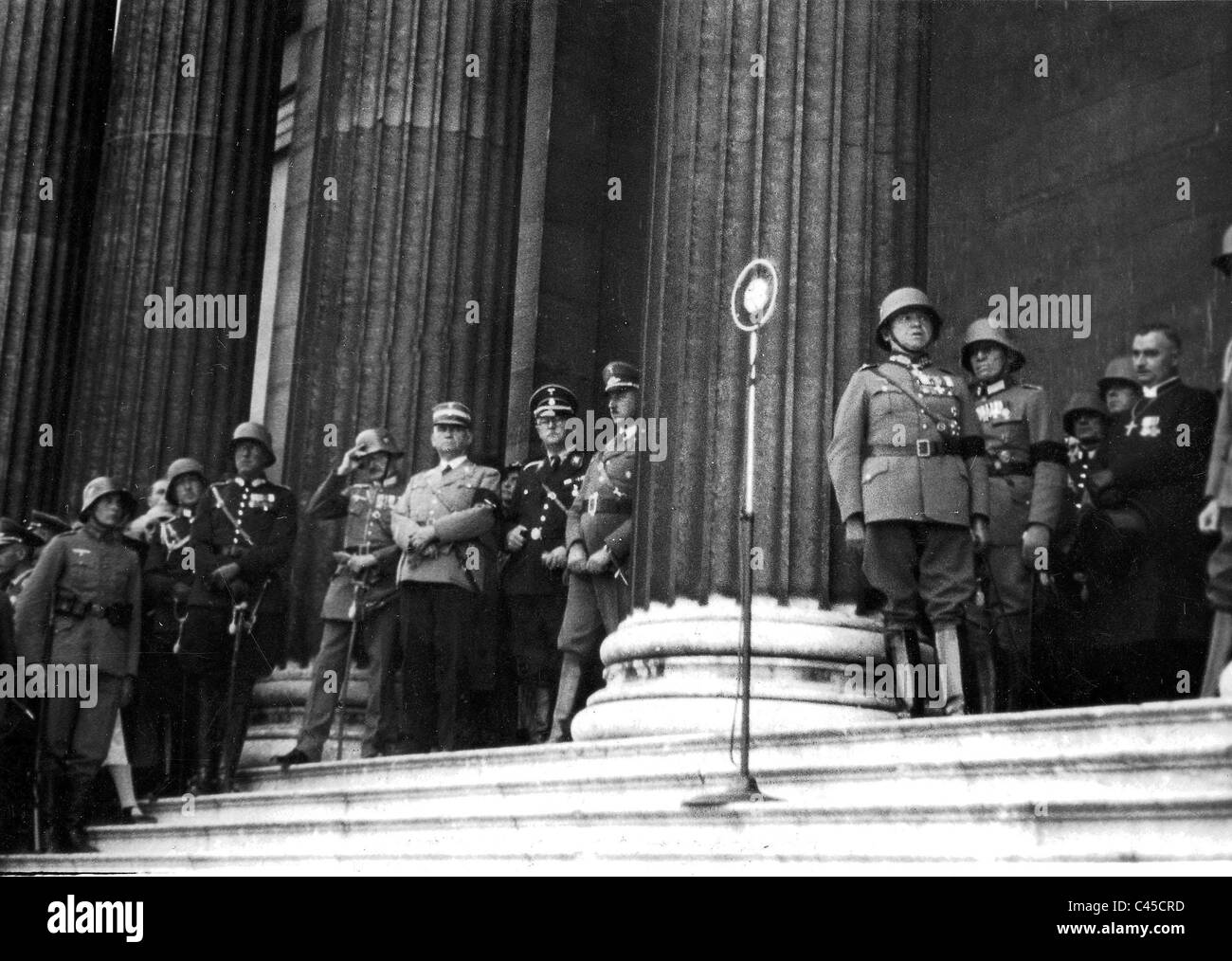 Eid auf Hitler Stockfoto