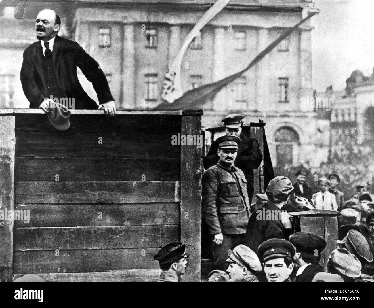 Vladimir Ilyich Lenin eine Rede, 1920 Stockfoto