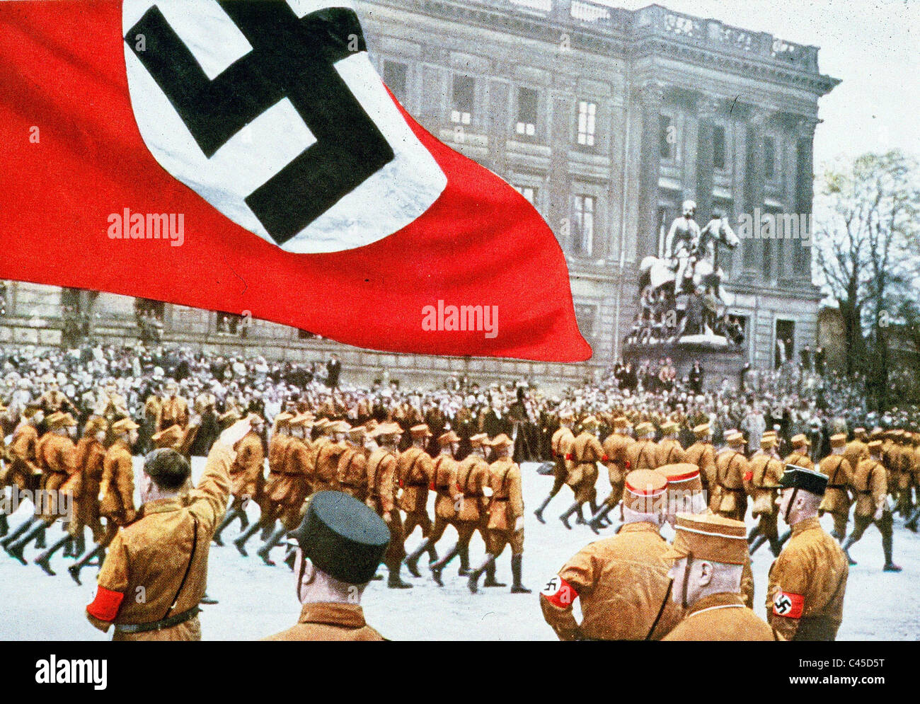 SA-Parade für Hitler Stockfoto