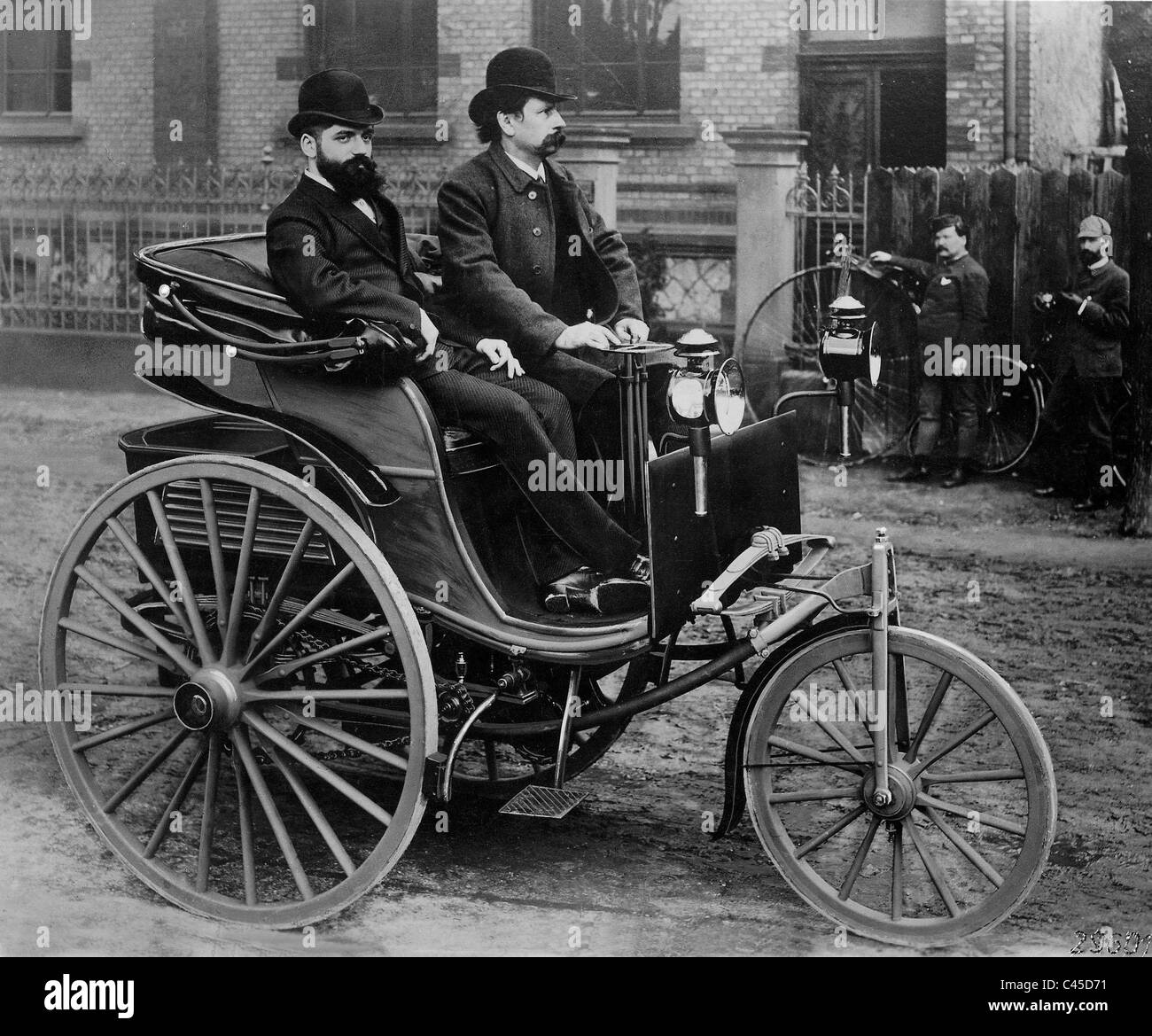 Carl Benz, 1887 Stockfoto