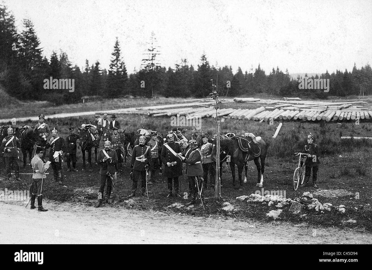 Kaiser Manöver 1899 Stockfoto
