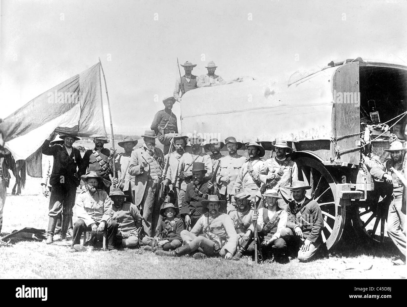 Buren, unter der Leitung von Trichardt Wasarberg Stockfoto