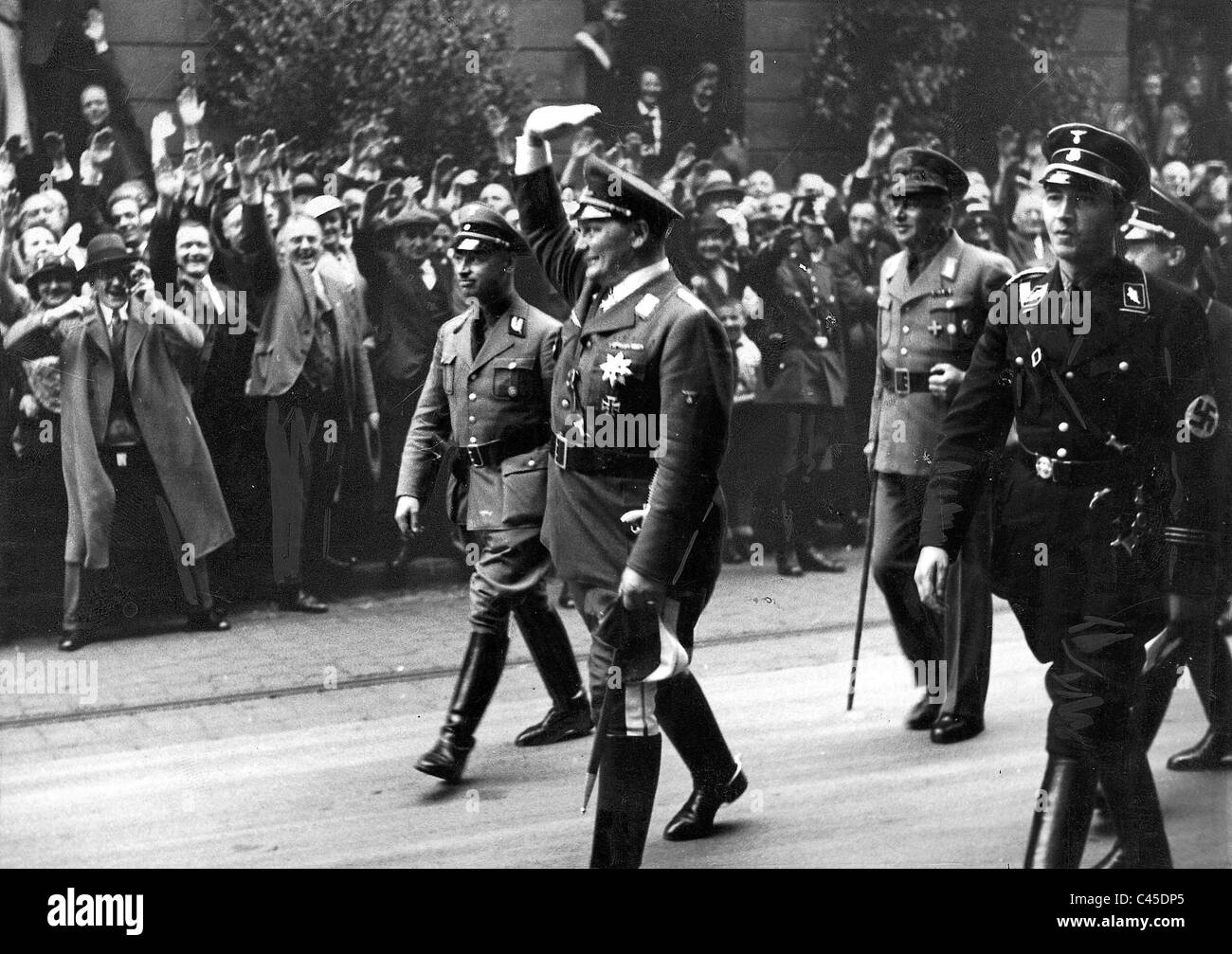 Göring, Diels, Grohe bei der Einführung von Diels als Regierungspräsident Stockfoto