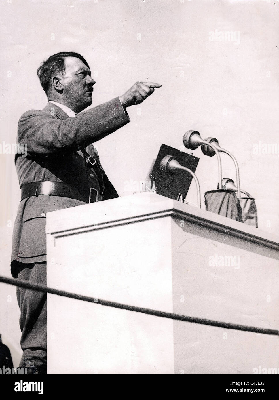 Hitler als Redner auf Bueckeberg, 1935 Stockfoto