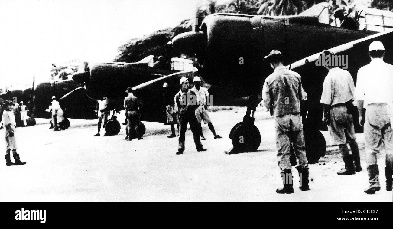 Zweiten Weltkrieg, japanische Luftwaffe Stockfoto