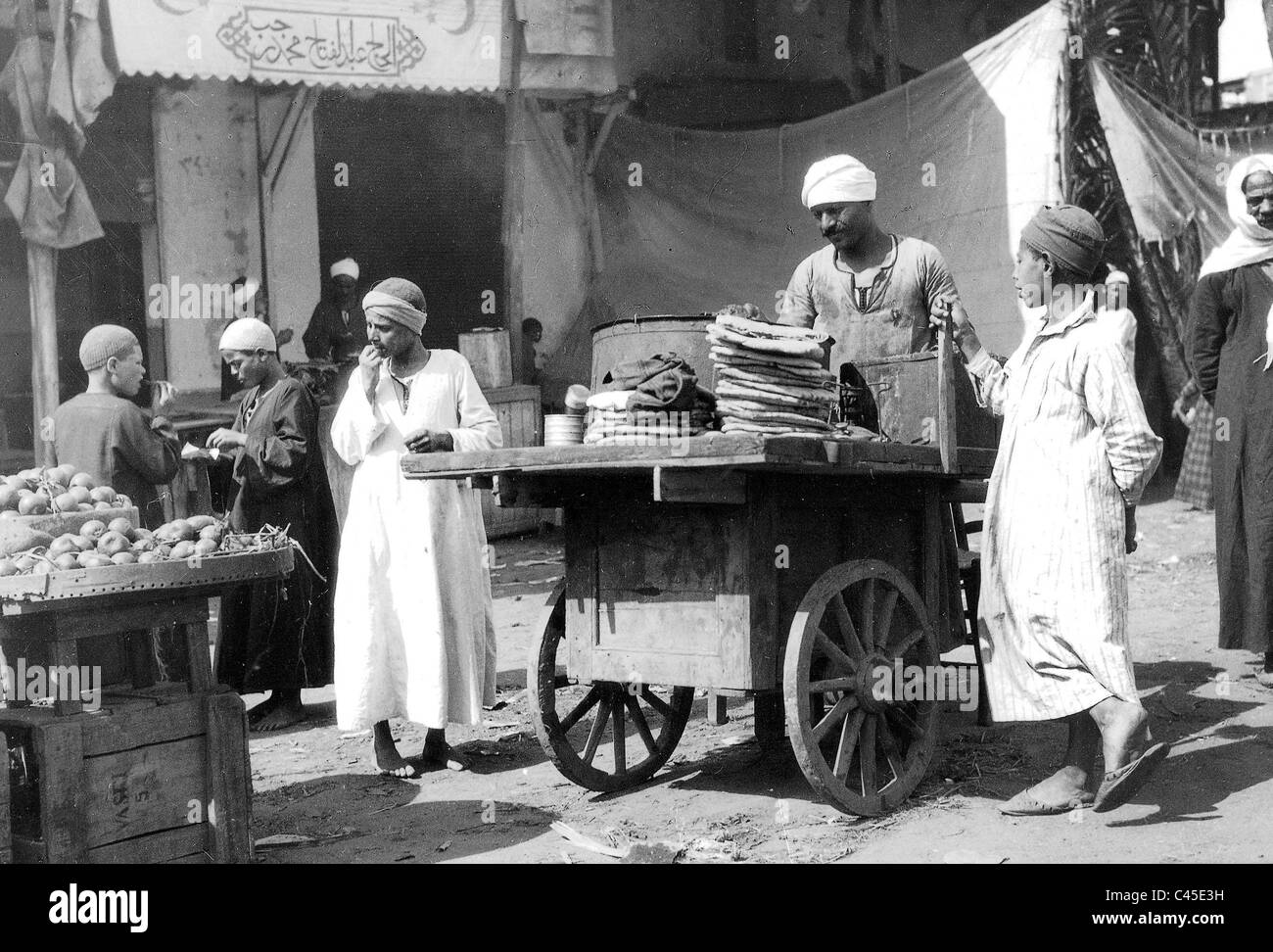 A-Street-Händler in Kairo Stockfoto