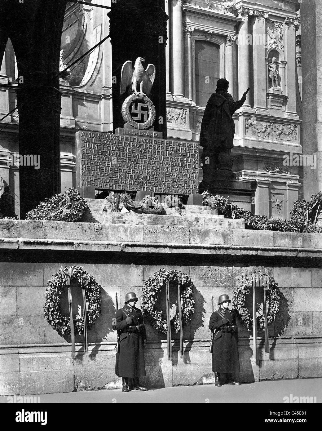 Denkmal an die Feldmarschälle Hall Stockfoto