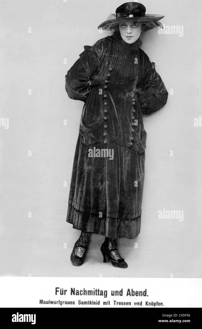 Damenmode von 1919 Stockfoto