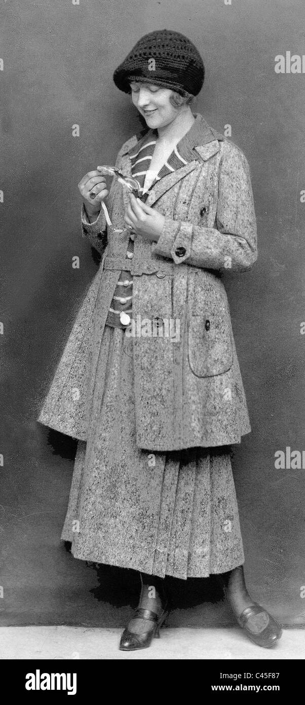 Die Damenmode von 1921 Stockfoto