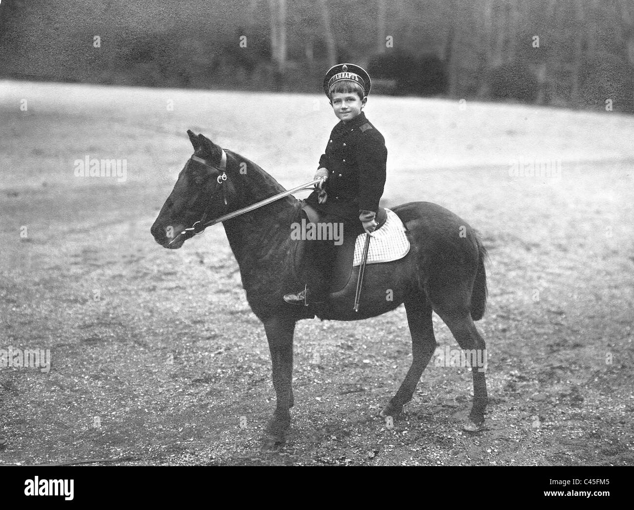 Alexei, Sohn von Zar Nicholas II von Rußland Stockfoto