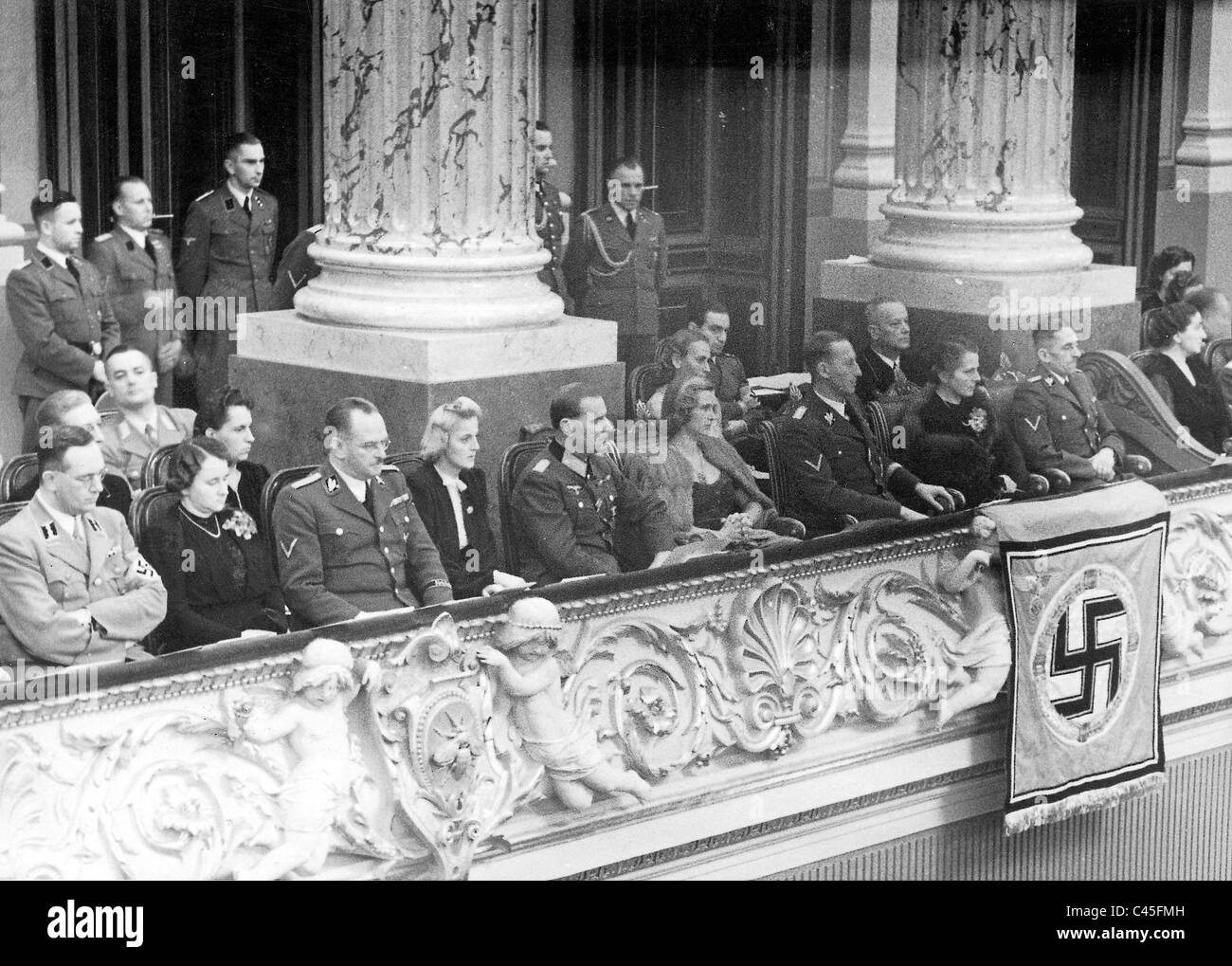 Reinhard Heydrich, Karl Hermann Frank, Stockfoto
