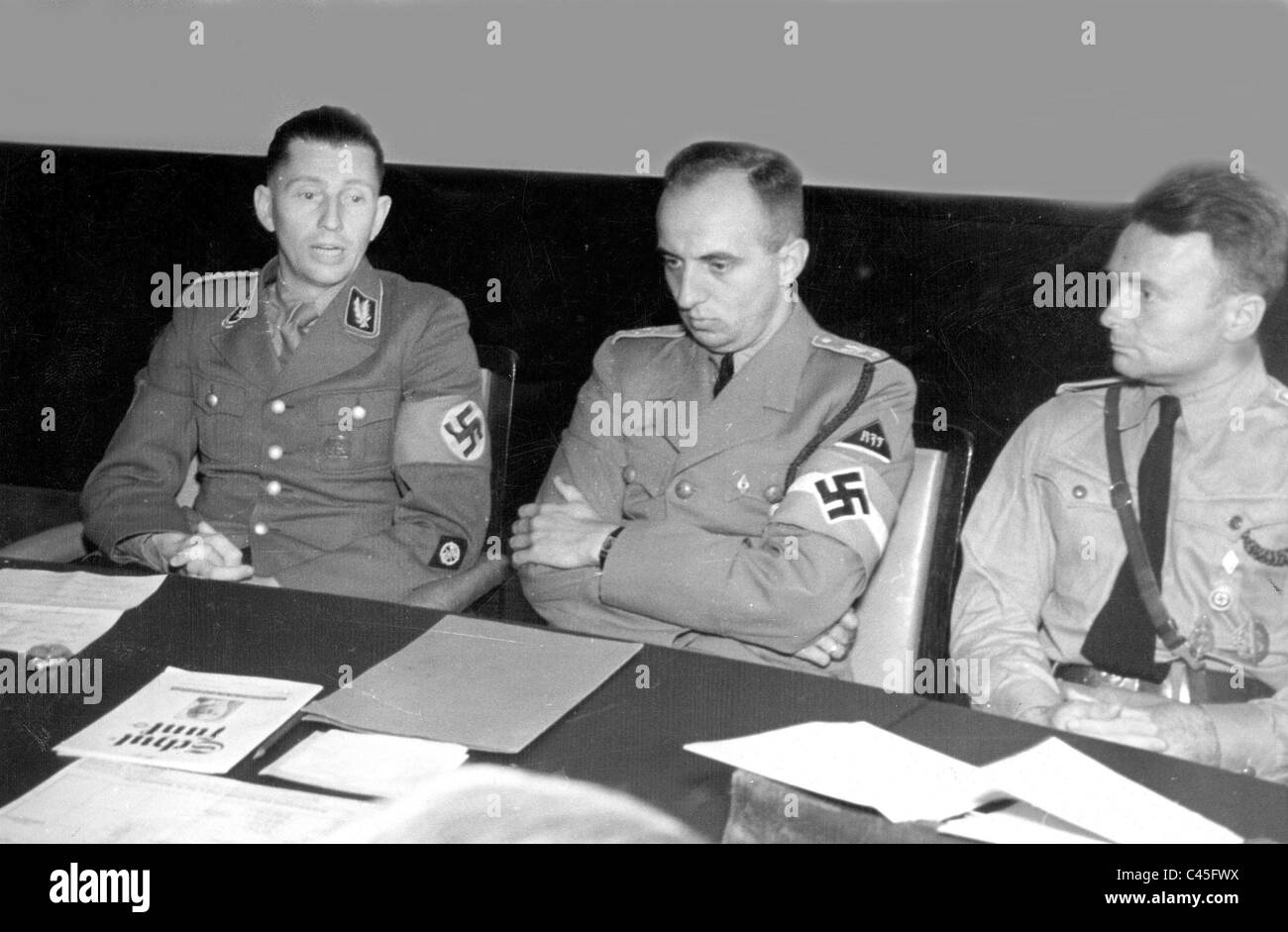 Eugen Hadamovsky und Bereich Marktführer Cerff Stockfoto