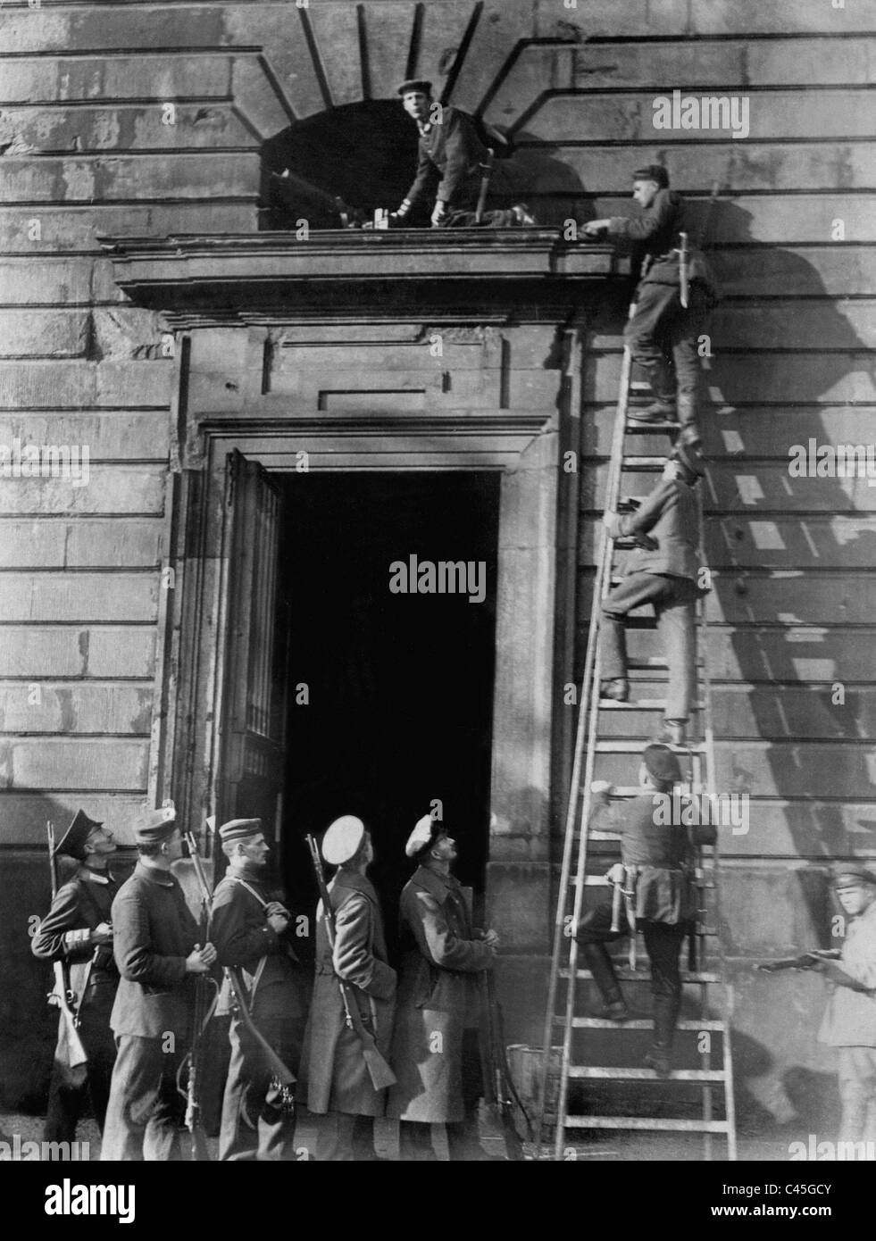 Besetzung des Berliner Schlosses, 1918 Stockfoto