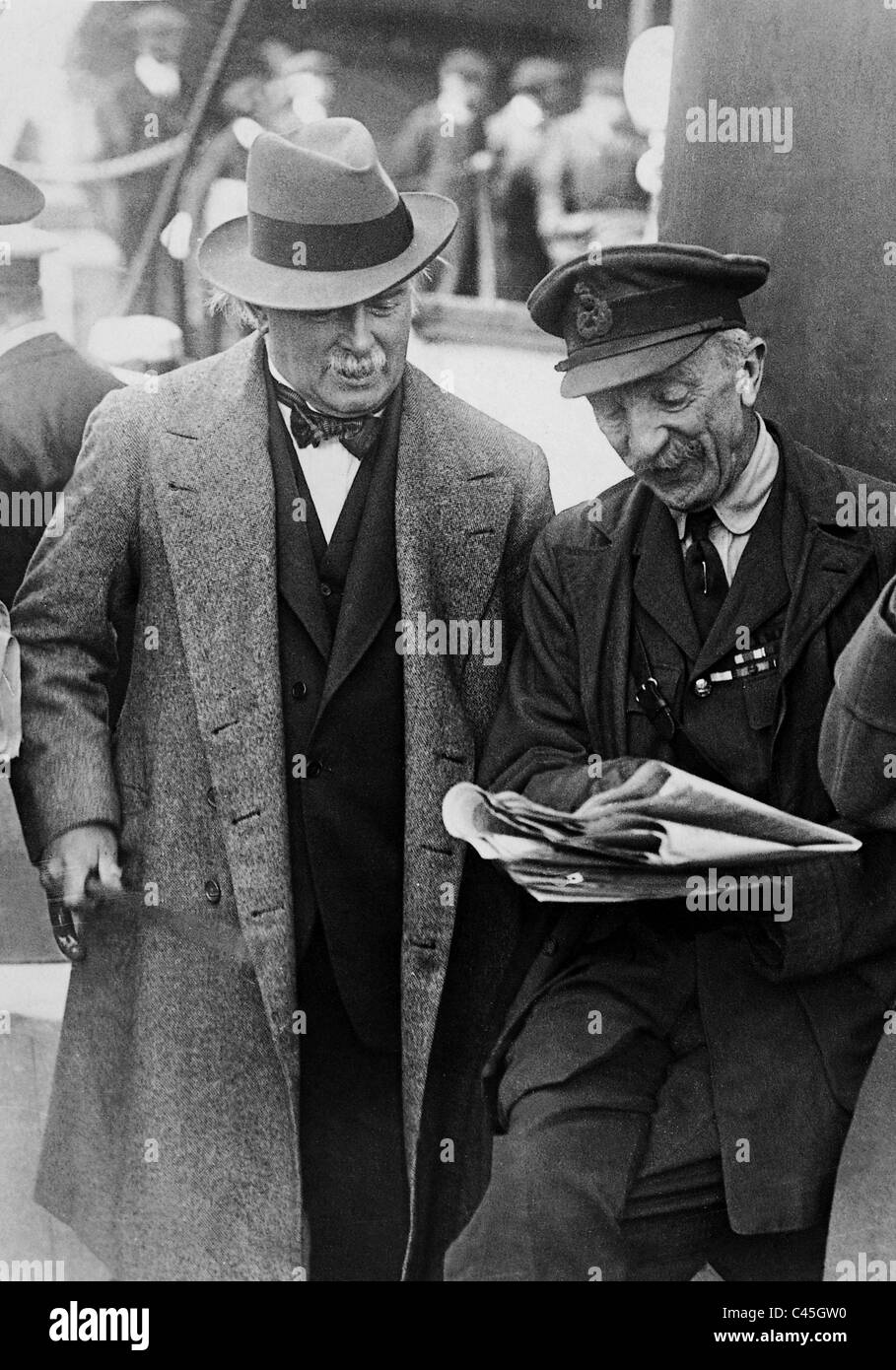 David Lloyd George und Henry Wilson Stockfoto