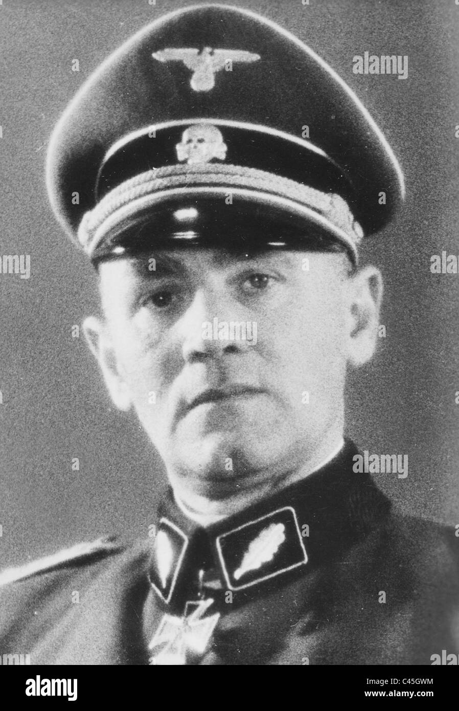 SS-Standartenfuehrer Otto Gieseke, 1942 Stockfoto