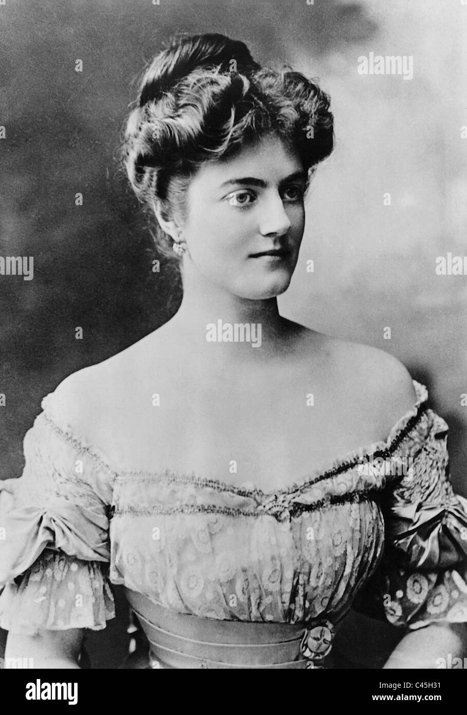 Clementine Churchill, 1909 Stockfoto