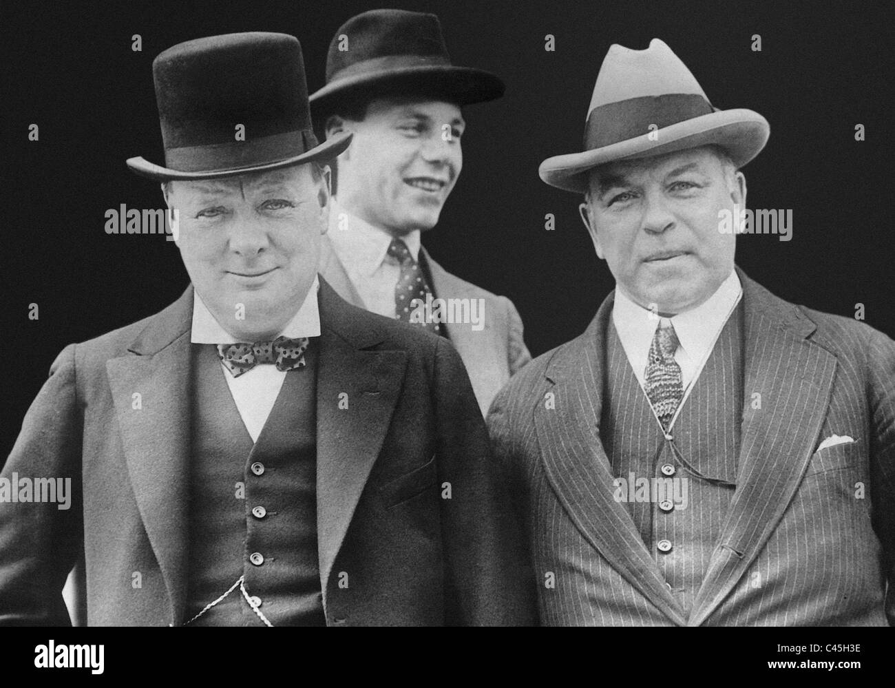 Winston Churchill und William William Lyon Mackenzie King, 1929 Stockfoto