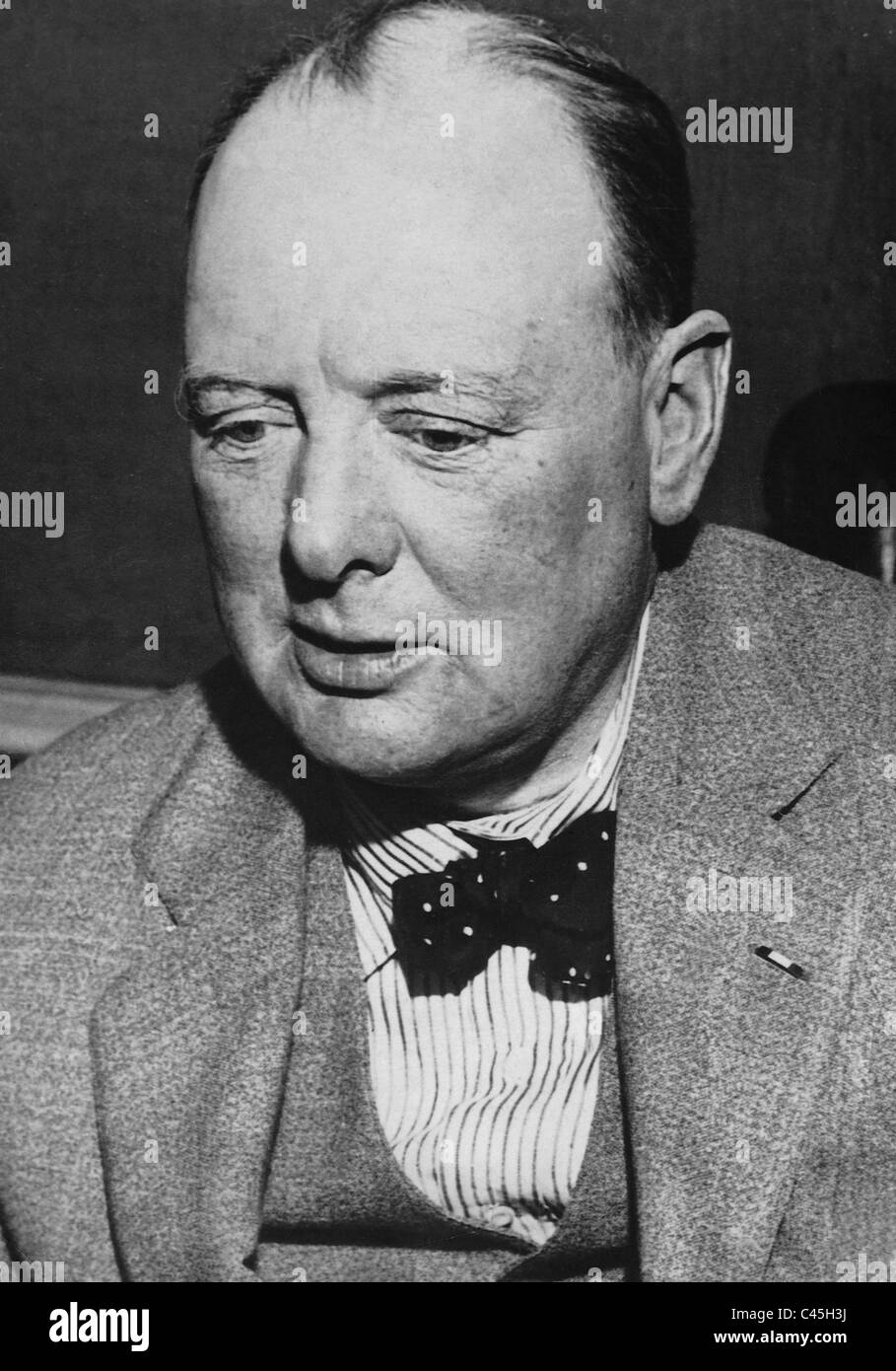 Winston Churchill, 1929 Stockfoto