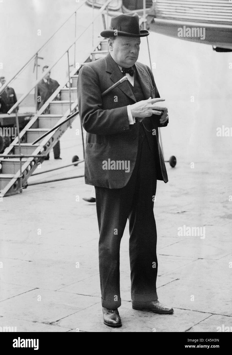Winston Churchill, 1936 Stockfoto
