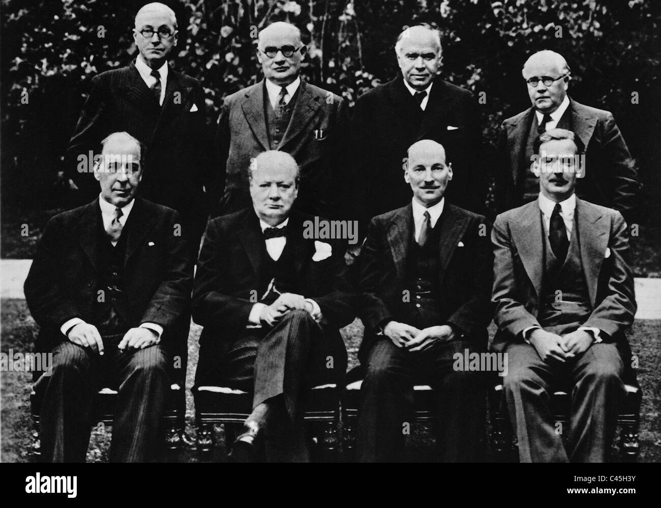 Winston Churchill und sein Kabinett, 1941 Stockfoto