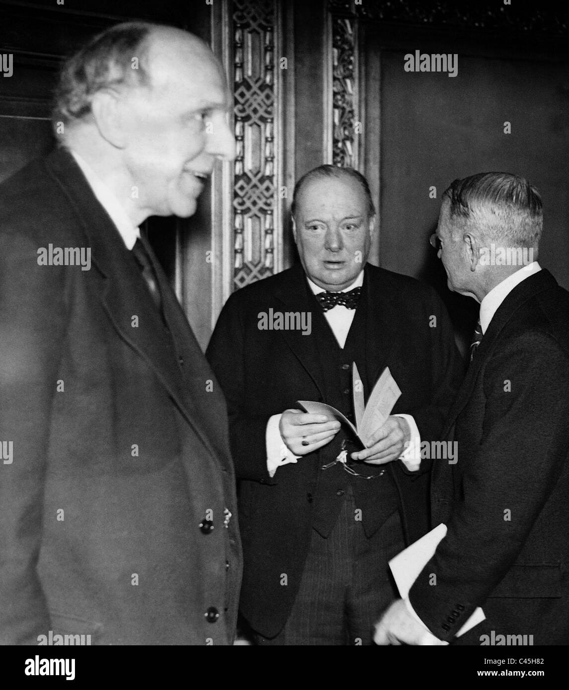 Winston Churchill, 1936 Stockfoto