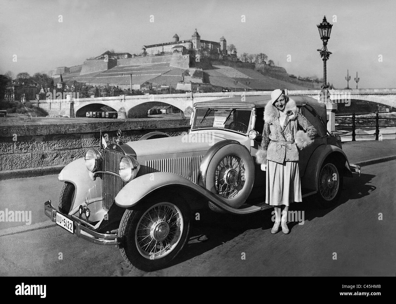 Mercedes-Benz Cabrio "Mannheim", 1932 Stockfoto