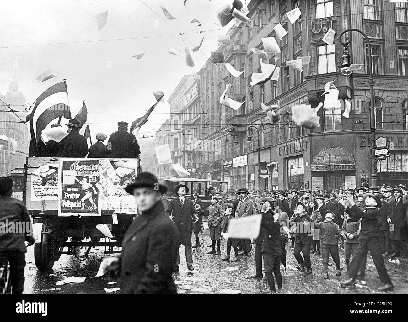 Wahlkampf des DVP in der Weimarer Republik, 1924 Stockfoto