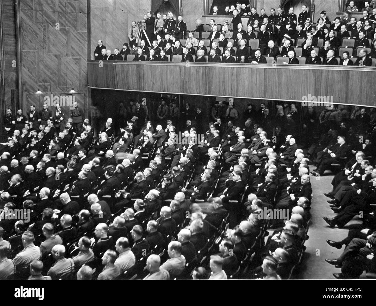 Reichstagssitzung am 23. März 1933 Stockfoto