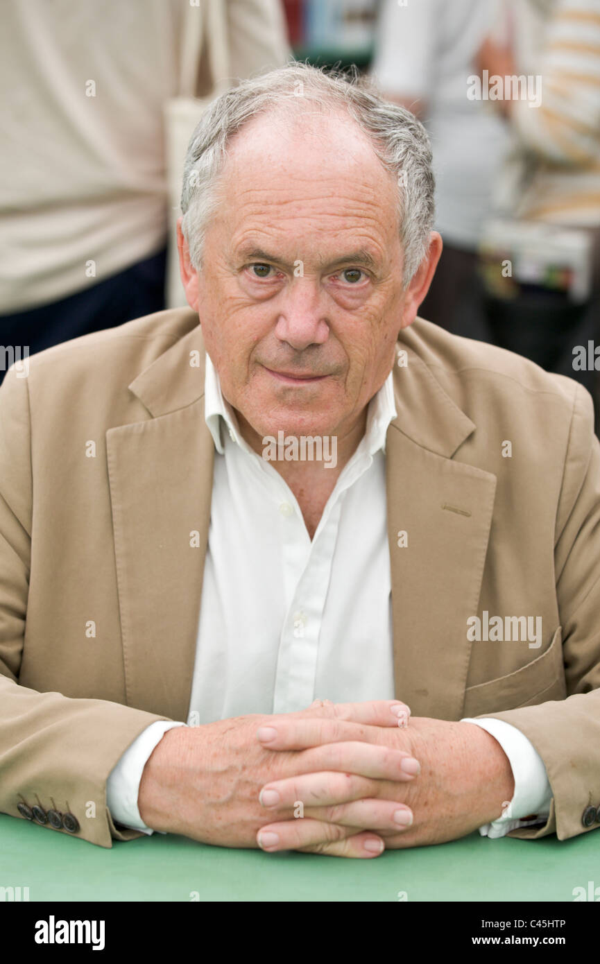 Peter Atkins Autor und Professor für Chemie, abgebildet bei Hay Festival 2011 Stockfoto