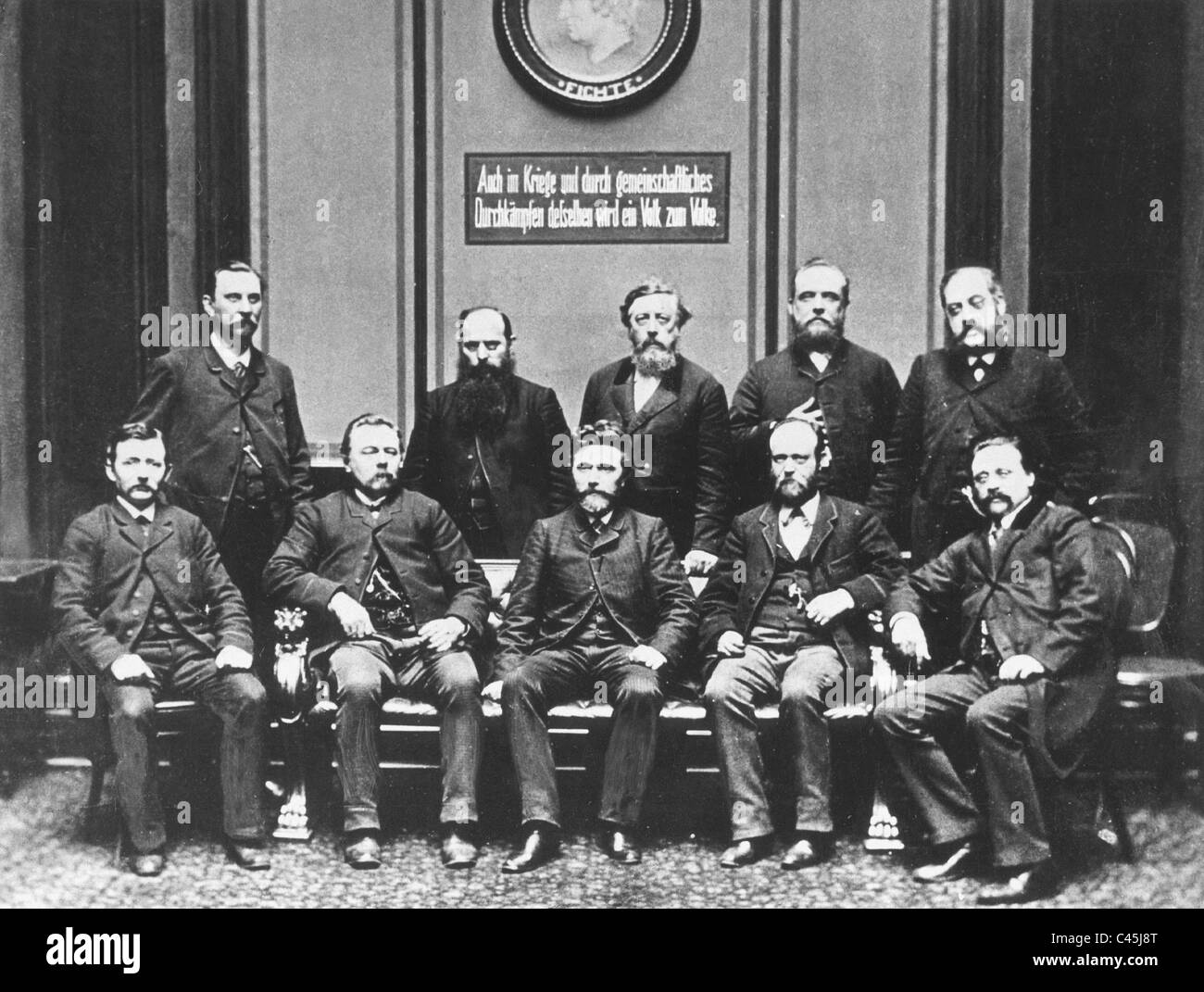 Gruppenbild der SPD Stockfoto