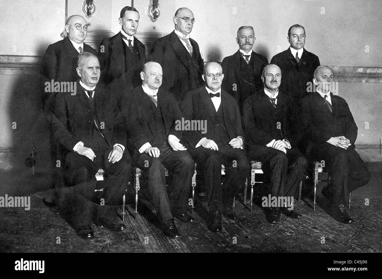 4. Kabinett von Wilhelm Marx, 1927 Stockfoto