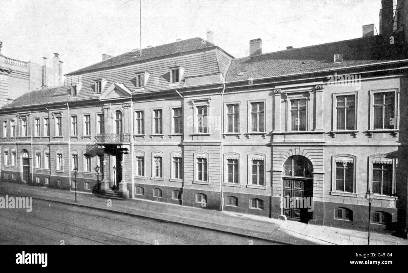 Gebäude der Villa in Berlin Stockfoto